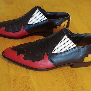 Rare Vintage 80s 90s Mootsies Tootsies Ankle Boots Genuine Leather  Size 9